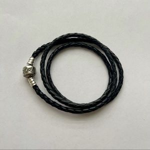 Pandora Leather Wrap Bracelet